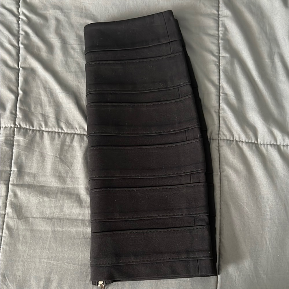 Paige Bodycon Black Mini Skirt Size XS